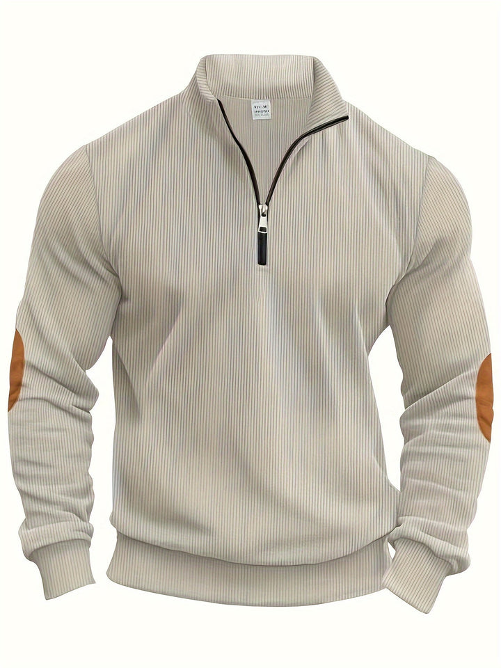 Breno™ - Elegant Half-Zip Sweater