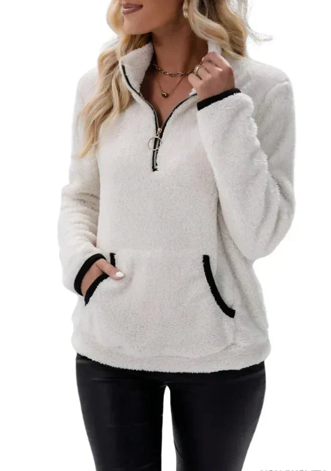 Harper - Cozy Sherpa Pullover