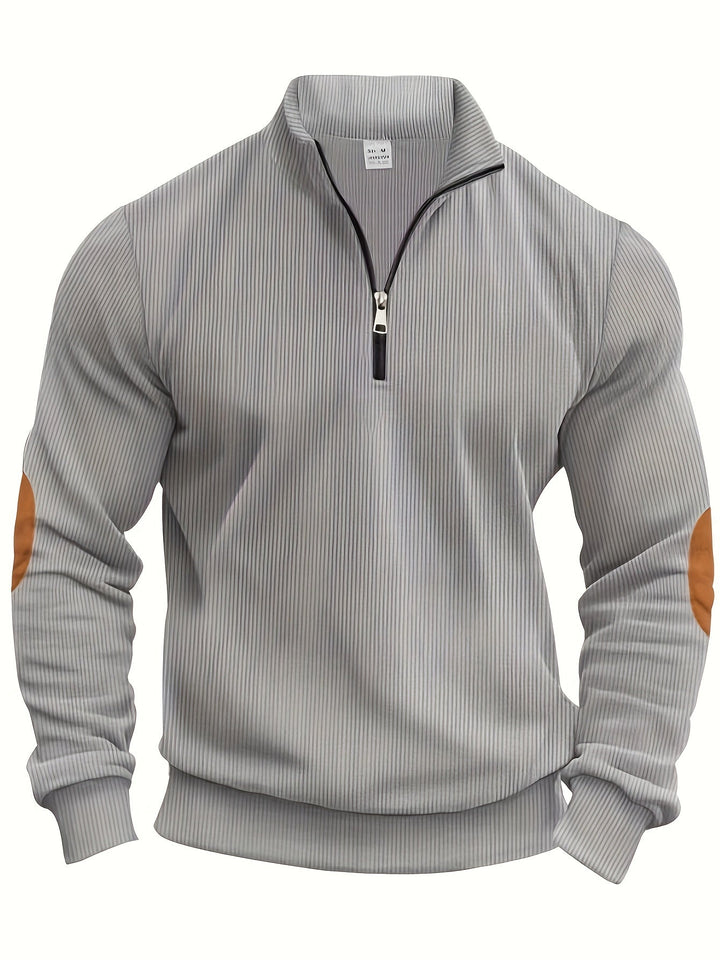 Breno™ - Elegant Half-Zip Sweater