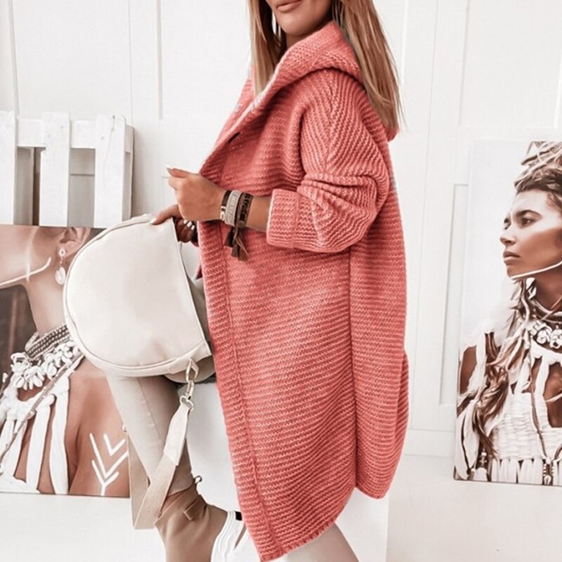 Monique - Knitted Cardigan Long Coat