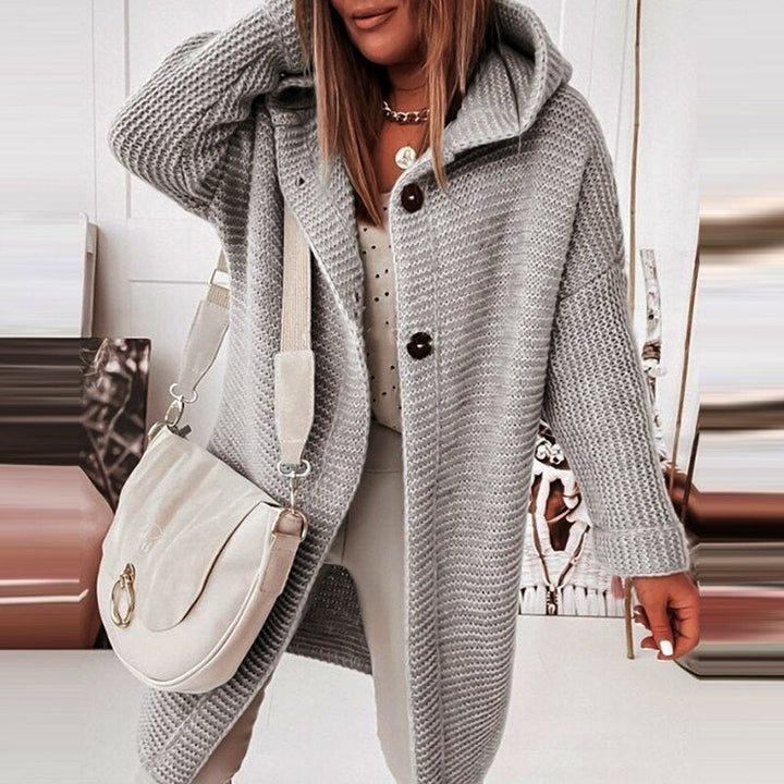 Monique - Knitted Cardigan Long Coat