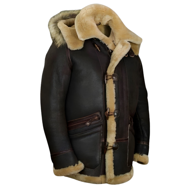 Airborne - Classic Leather Winter Jacket