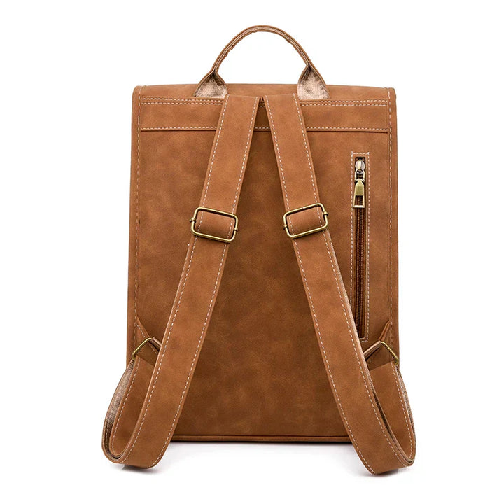 Abby - Suede Leather Backpack