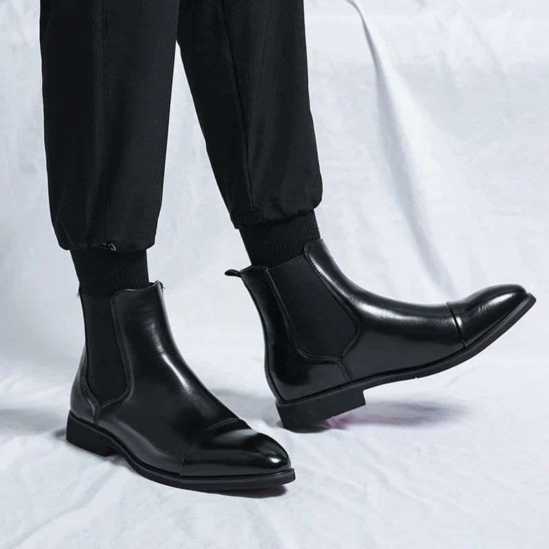 Vincent - Genuine Leather Chelsea Boots