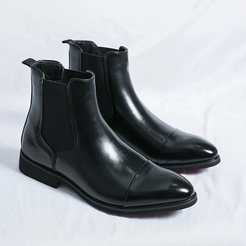 Vincent - Genuine Leather Chelsea Boots