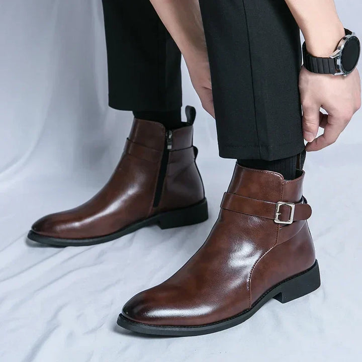 Sergio - Genuine Leather Chelsea Boots