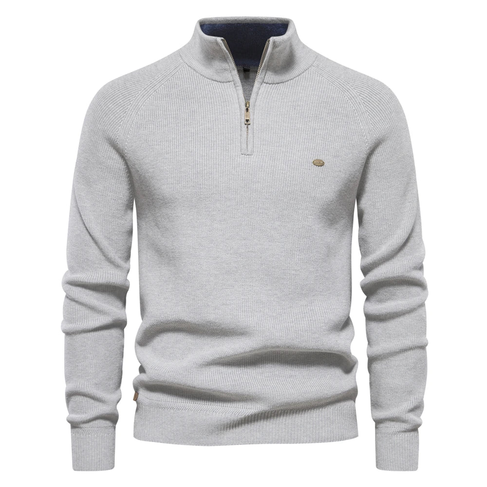 Wyatt - Casual Quarter-Zip Sweater