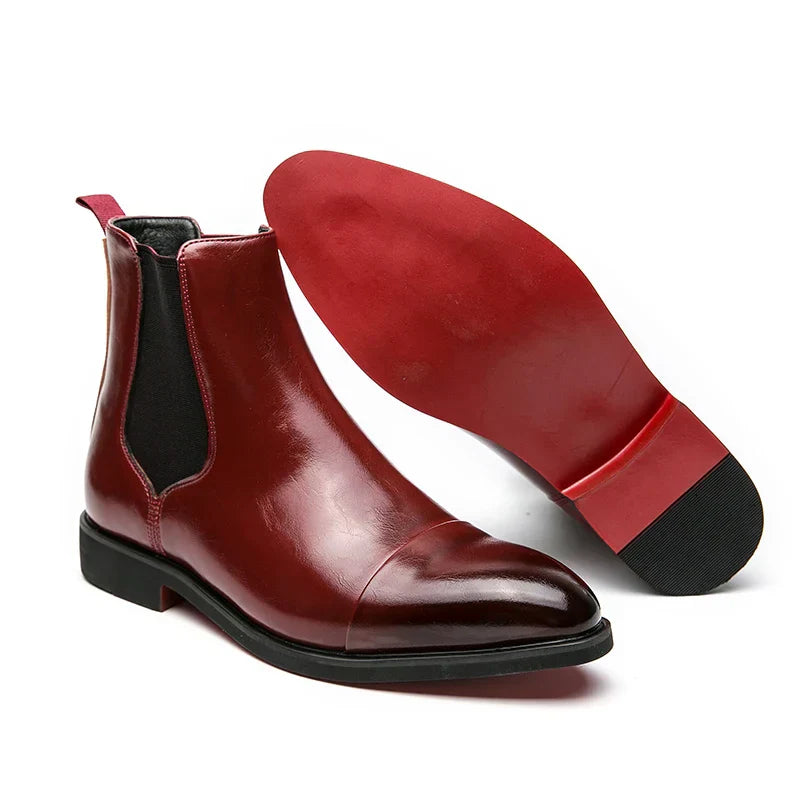 Vincent - Genuine Leather Chelsea Boots