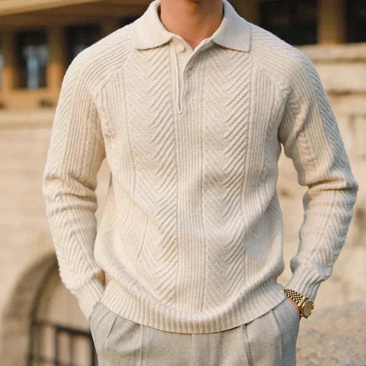 Charles - Knitted Polo Shirt