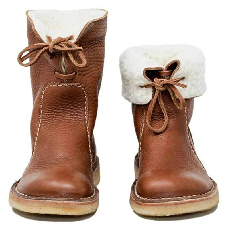 Elena - Waterproof Boots With Wool Lining