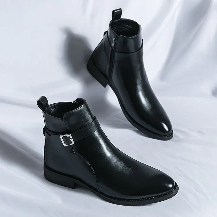 Sergio - Genuine Leather Chelsea Boots