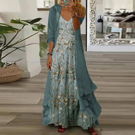 Charlotte - Blue Maxi Dress