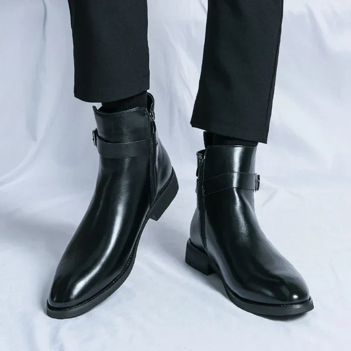 Sergio - Genuine Leather Chelsea Boots