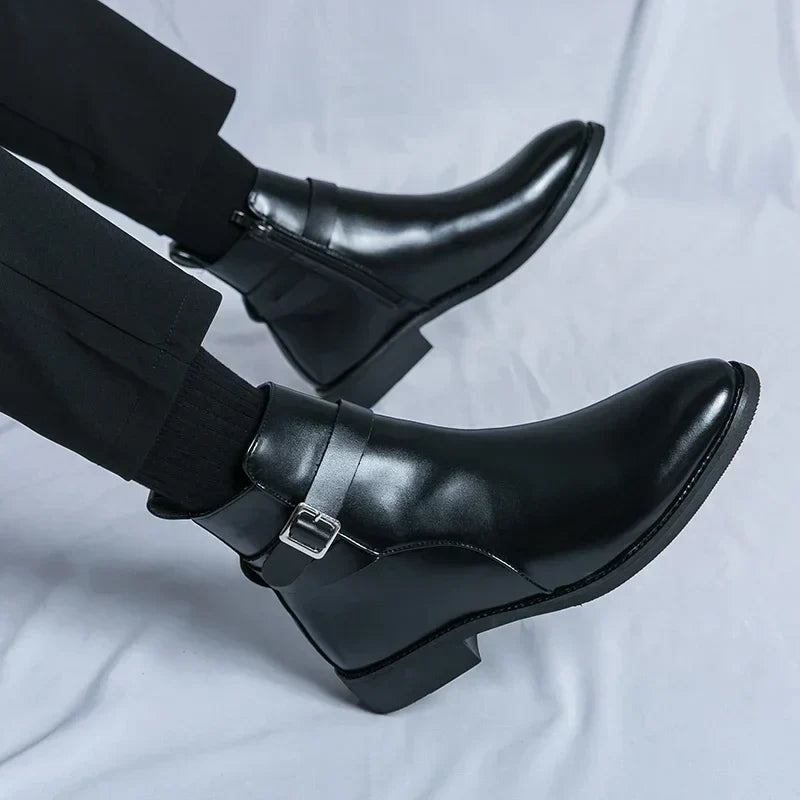 Sergio - Genuine Leather Chelsea Boots