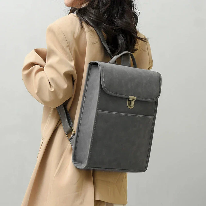 Abby - Suede Leather Backpack