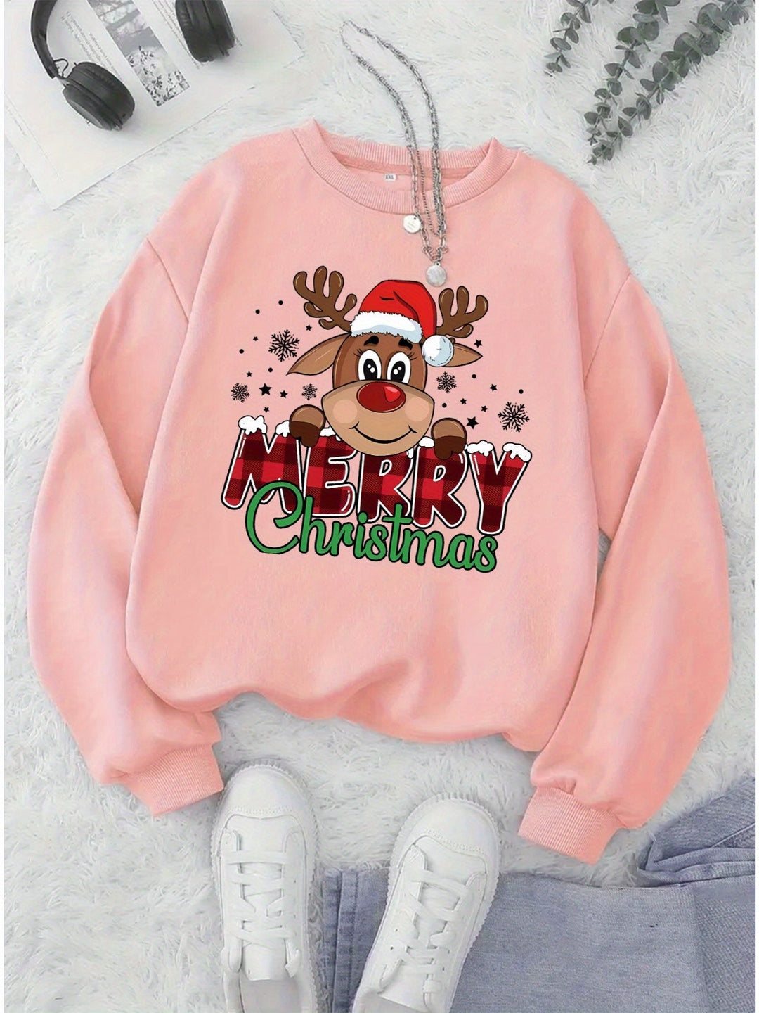 Maria | Reindeer Sweatshirt