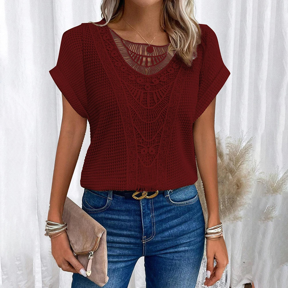 Jasmine - Crochet Blouse