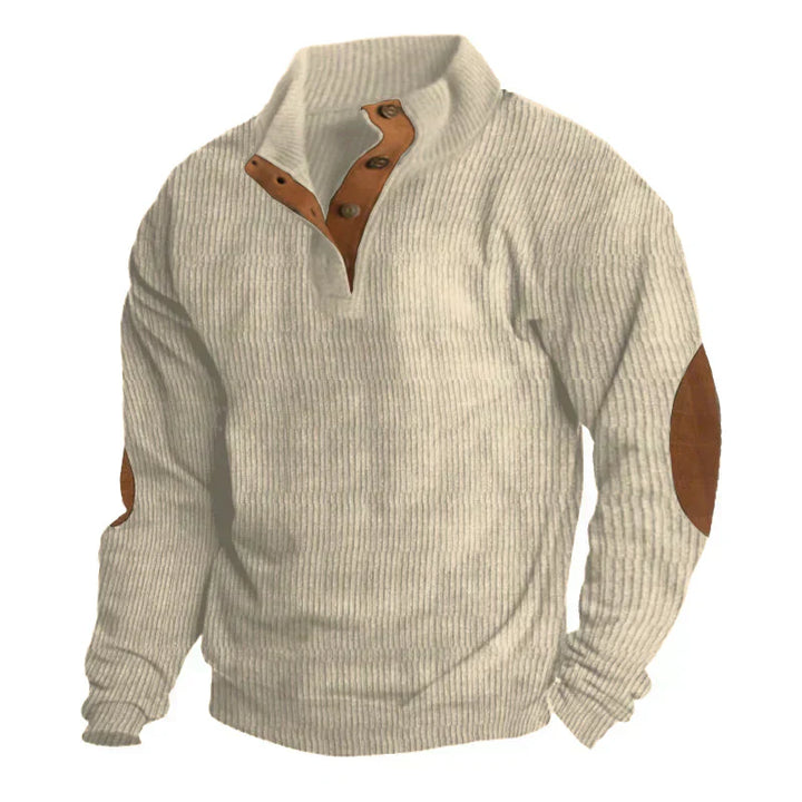 Emil - Ribbed Button Sweater