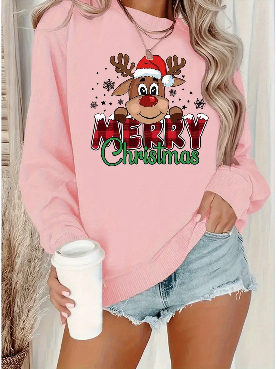 Maria | Reindeer Sweatshirt