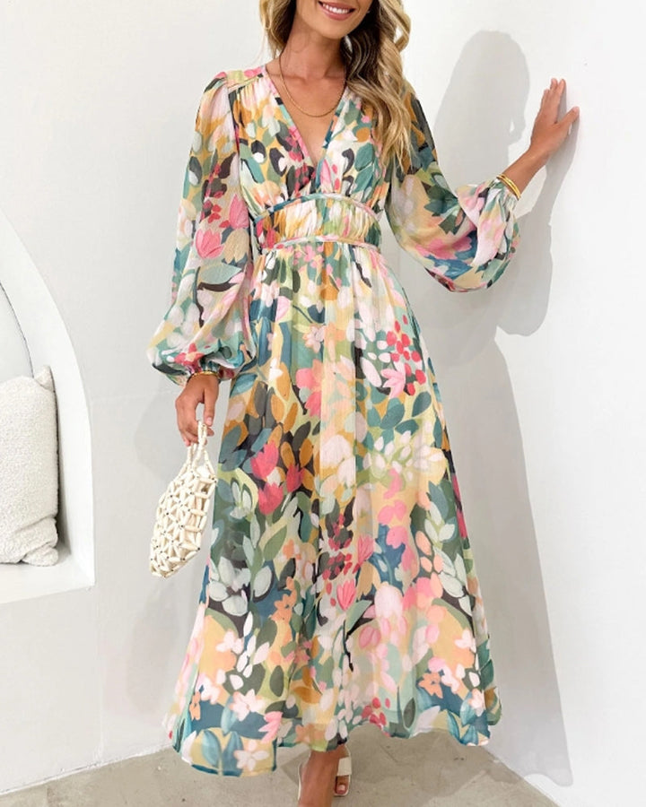 Carlotta - Elegant Floral Dress