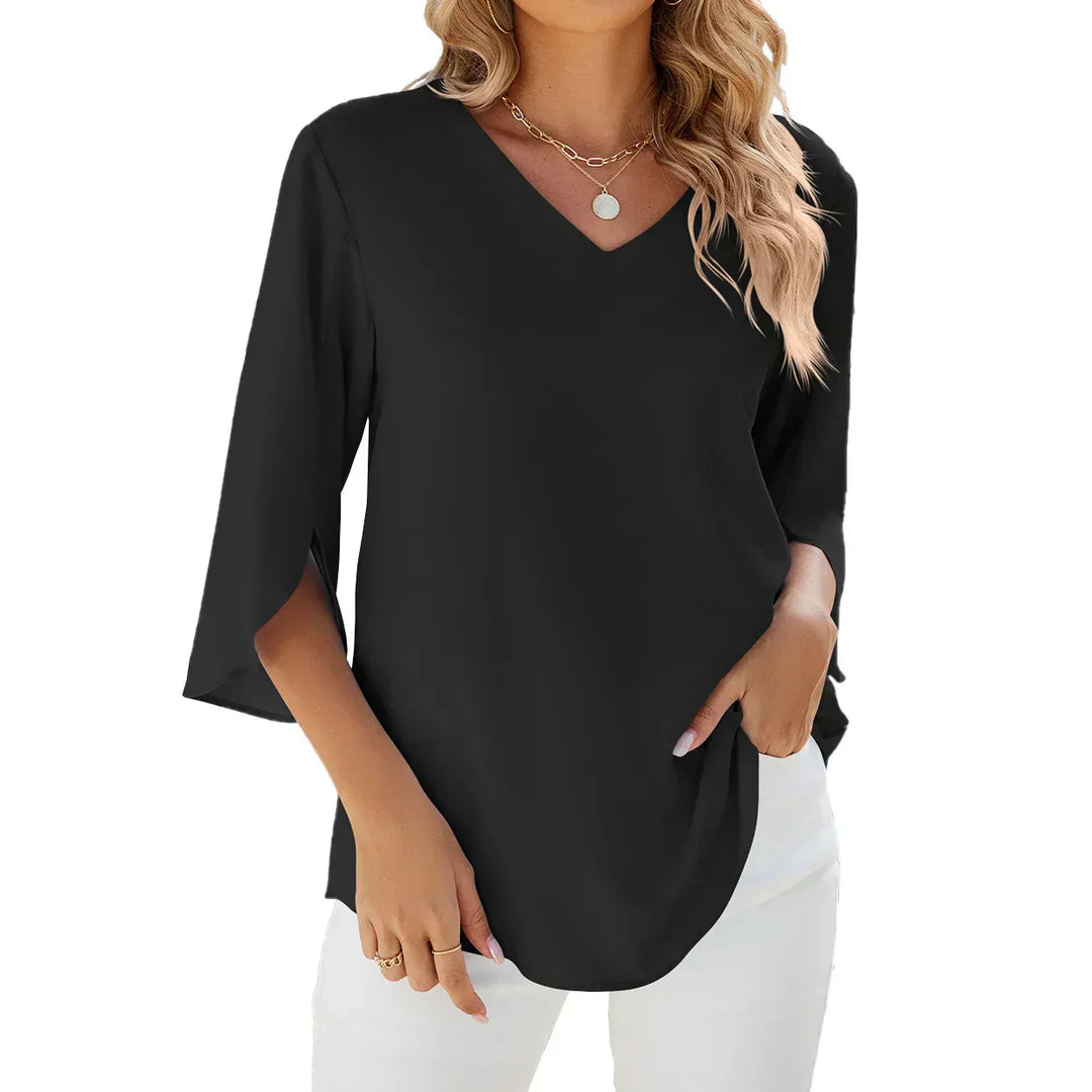 Elish - V-Neck Blouse