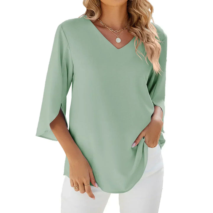 Elish - V-Neck Blouse