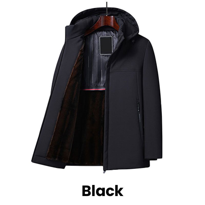 Theo - Thick Hooded Parka Coat